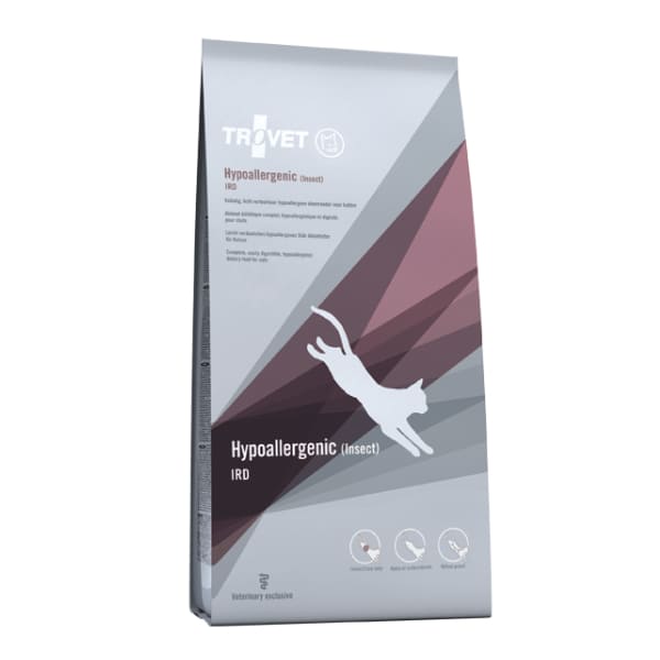 Trovet Hypoallergenic IRD veterinārā kaķu barība alerģijām ar kukaiņiem 2.5 kg